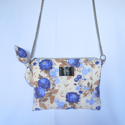 Handmade small bag with floral pattern - TGbrooch